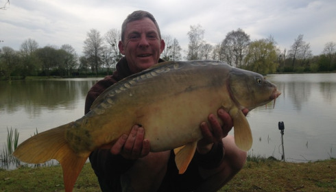 A 20 lb carp from Lillybelle, Steve Cookson, Apr 2016