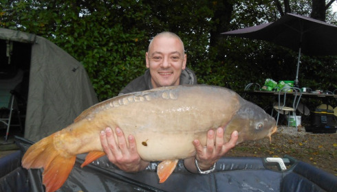 A 26 lb 8 oz carp from Lillybelle, Lee Harris, Oct 2017