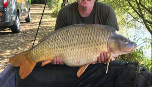 A 42 lb carp from Lillybelle, Martin Leadbetter, Sep 2018
