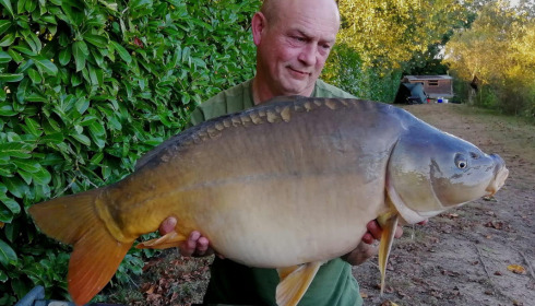 A 33 lb carp from Lillybelle, Shaun Docksey, Oct 2021