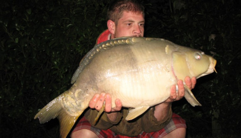 A 21 lb 4 oz carp from Lillybelle, Thomas Hocking, Sep 2015