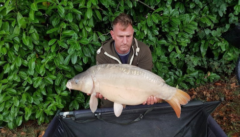 A 29 lb 2 oz carp from Lillybelle, Andy Hackett, Aug 2017
