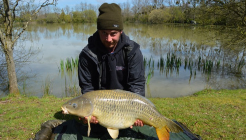 A 30 lb carp from Lillybelle, Ben Beech, Apr 2016