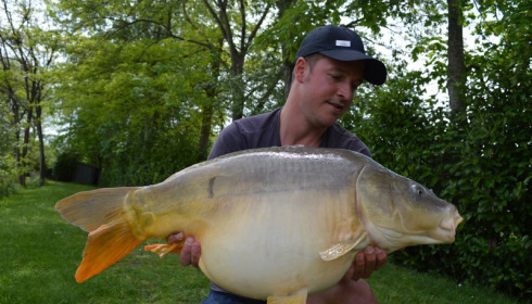 A 26 lb 8 oz carp from Lillybelle, Jordan Nigrelli, May 2016