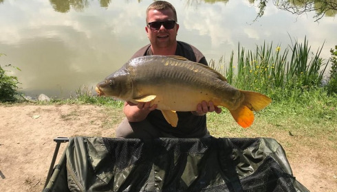 A 22 lb carp from Lillybelle, Richard Catlow, May 2018
