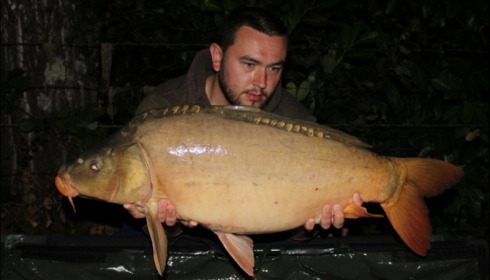 A 25 lb carp from Lillybelle, Liam Payne, Aug 2018