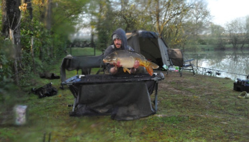 A 22 lb 3 oz carp from Lillybelle, Simmo, Apr 2017