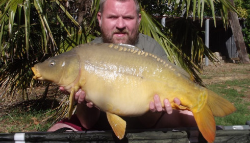 A 21 lb 12 oz carp from Lillybelle, Eddie Hudson, Oct 2016