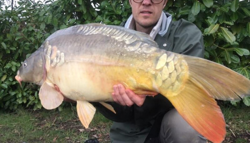 A 20 lb 7 oz carp from Lillybelle, Daniel Norrung, Mar 2018
