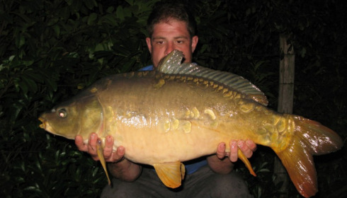 A 24 lb 10 oz carp from Lillybelle, Thomas Hocking, Sep 2015