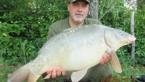 A 20 lb carp from Lillybelle, Brian Edwards, Sep 2017