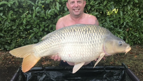 A 27 lb 4 oz carp from Lillybelle, Nick Dunn, Aug 2017