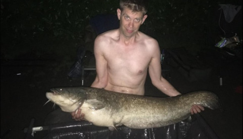 A 44 lb 2 oz catfish from Lillybelle, Stuart Burgess, Jun 2018