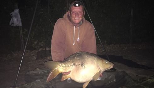 A 22 lb carp from Lillybelle, Steve Plant, Aug 2016