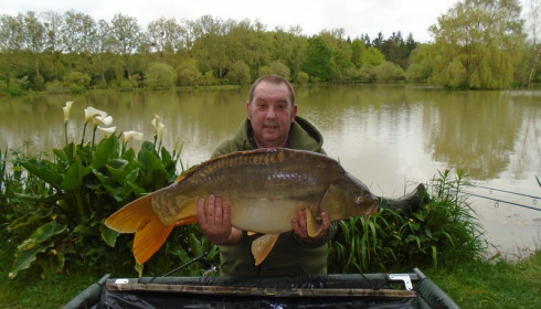 A 23 lb 6 oz carp from Lillybelle, Martin Smith, May 2016