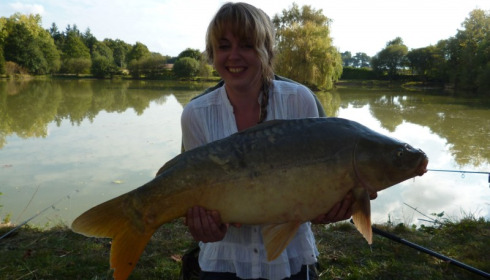 A 26 lb 4 oz carp from Lillybelle, Emma Burchall, Oct 2014