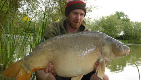 A 36 lb carp from Lillybelle, Tim Johnson, May 2016