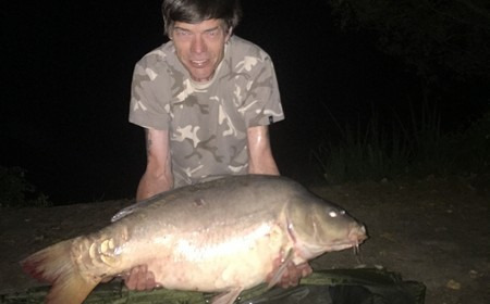 A 36 lb carp from Lillybelle, Gary Nixon, Aug 2016