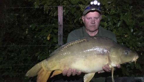 A 27 lb carp from Lillybelle, Kevin Gordon, May 2018