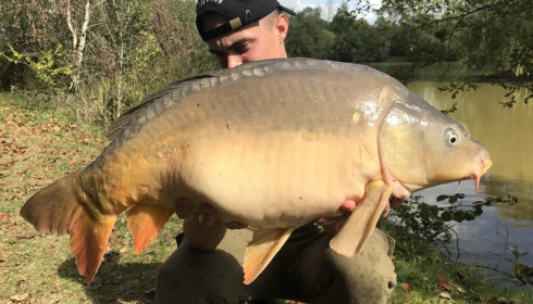 A 25 lb 5 oz carp from Lillybelle, Owen Edwards, Sep 2017