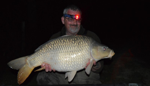 A 24 lb carp from Lillybelle, David Tomkinson, Oct 2015