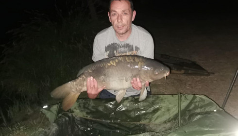 A 32 lb carp from Lillybelle, Adrian Fullwell, May 2022