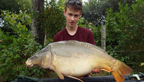A 25 lb 4 oz carp from Lillybelle, Reece Hunter, Sep 2017