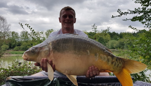 A 23 lb carp from Lillybelle, Jack Heaven, Aug 2017