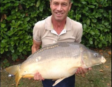 A 28 lb 13 oz carp from Lillybelle, Paul Turpin, Aug 2019