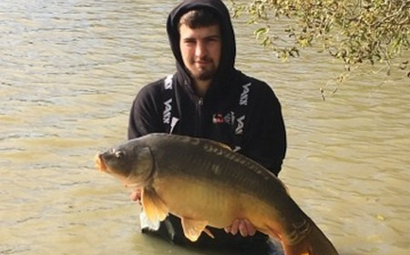 A 24 lb carp from Lillybelle, Connor Quinn, Oct 2017