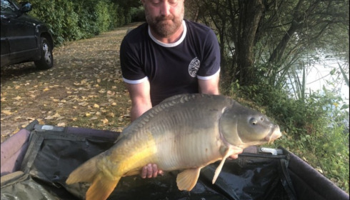 A 26 lb carp from Lillybelle, Richard May, Aug 2018