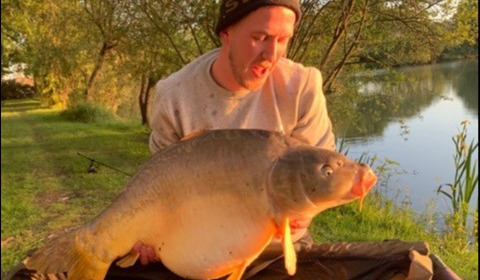 A 47 lb carp from Lillybelle, James Smith, May 2019