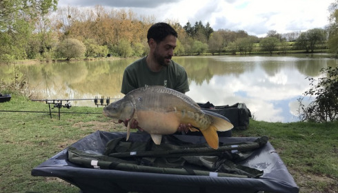 A 25 lb 4 oz carp from Lillybelle, Simmo, Apr 2017