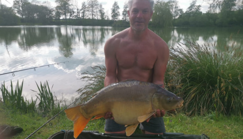 A 50 lb carp from Lillybelle, Luke Pollinger, May 2023