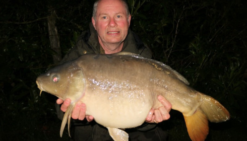 A 20 lb carp from Lillybelle, John Burnhope, May 2017