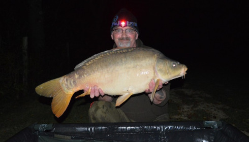 A 26 lb carp from Lillybelle, David Tomkinson, Oct 2015