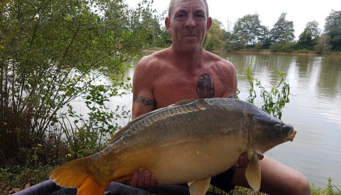 A 28 lb carp from Lillybelle, Steve Cookson, Aug 2017