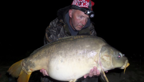 A 31 lb 8 oz carp from Lillybelle, Steve Charters, Apr 2015