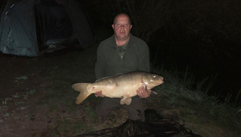 A 27 lb carp from Lillybelle, Mark Gordon, May 2018