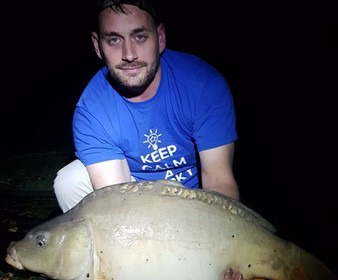 A 21 lb carp from Lillybelle, Paul Hooker, Oct 2017