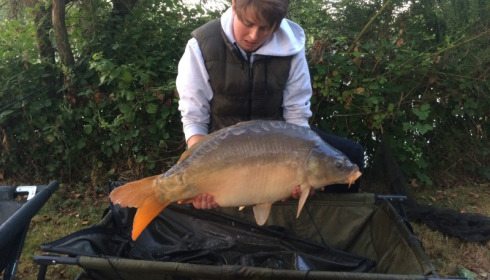 A 34 lb 7 oz carp from Lillybelle, Danny Kennedy, Jul 2015