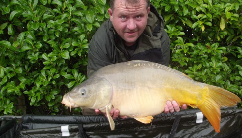 A 20 lb carp from Lillybelle, Eddie Hudson, Oct 2015