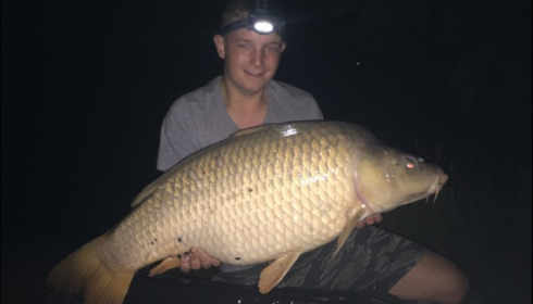 A 35 lb 5 oz carp from Lillybelle, Harry Blankley, Aug 2018