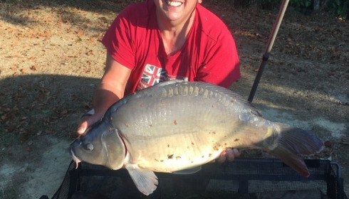 A 37 lb 5 oz carp from Lillybelle, Richard Barnes, Aug 2016