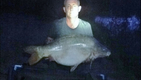 A 43 lb 8 oz carp from Lillybelle, Gary Markham, Jul 2018