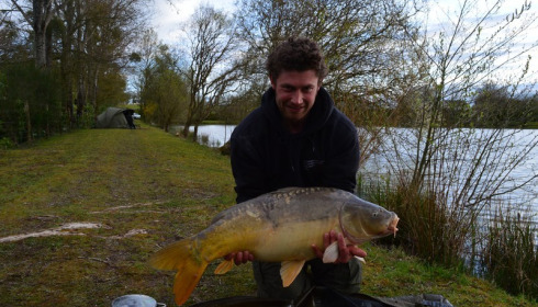 A 28 lb carp from Lillybelle, Ben Beech, Apr 2016