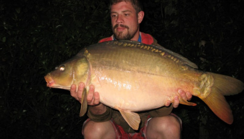 A 25 lb 4 oz carp from Lillybelle, Thomas Hocking, Sep 2015
