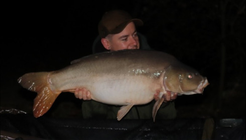 A 27 lb 6 oz carp from Lillybelle, Thomas Cooper, Aug 2018