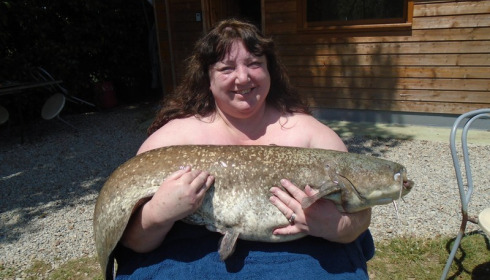 A 39 lb catfish from Lillybelle, Sandra Smith, Jun 2017