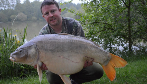 A 31 lb 8 oz carp from Lillybelle, Nick hall, May 2016